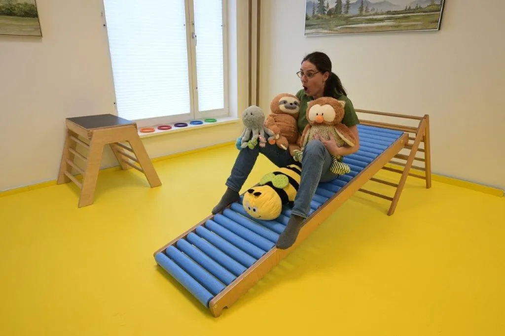 Rutsche für Bewegungsfreude